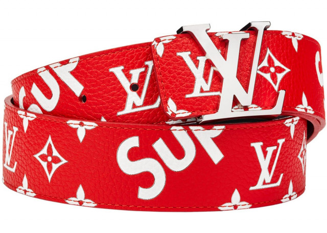 Supreme × Louis Vuitton Belt LV Initials Monogram