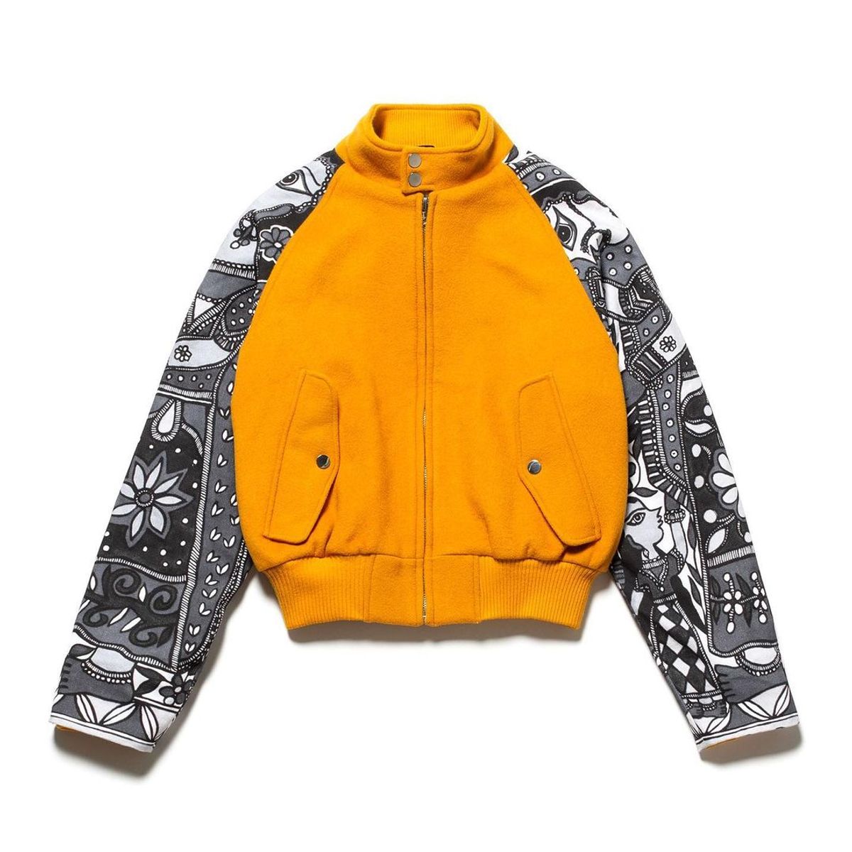 Sevin Kasran Turmeric Wool Bomber