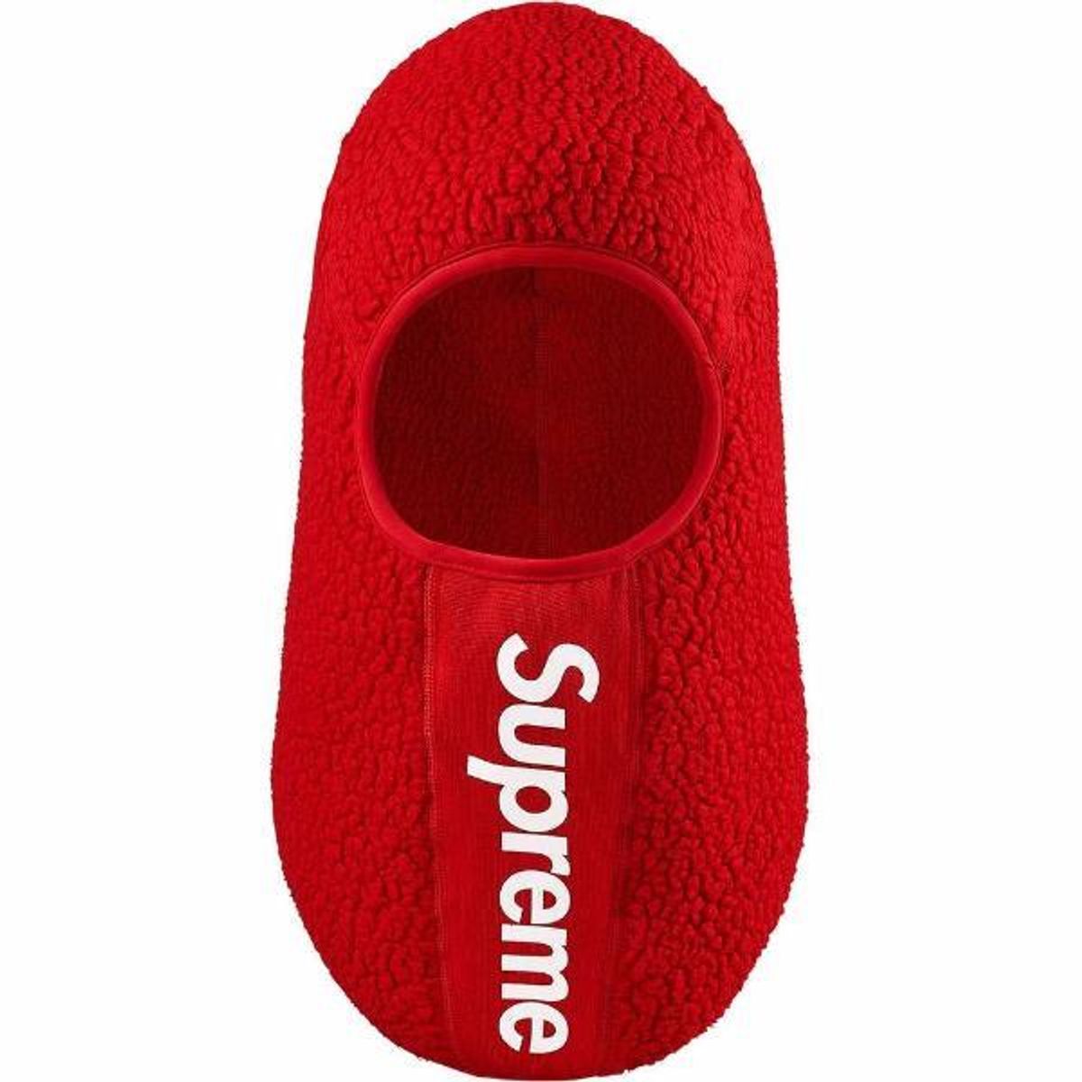 Supreme Polartec Deep Pile Red Balaclava