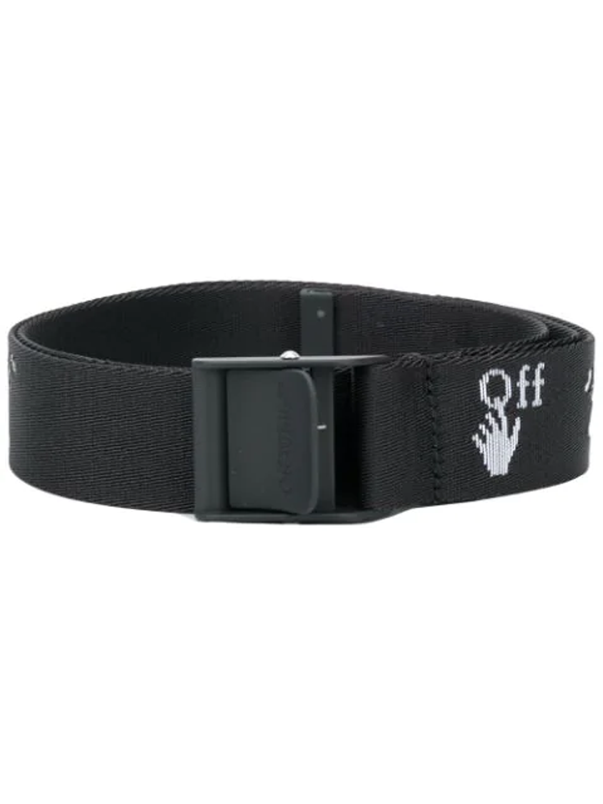 Off White Childrens Boys Belt In Black