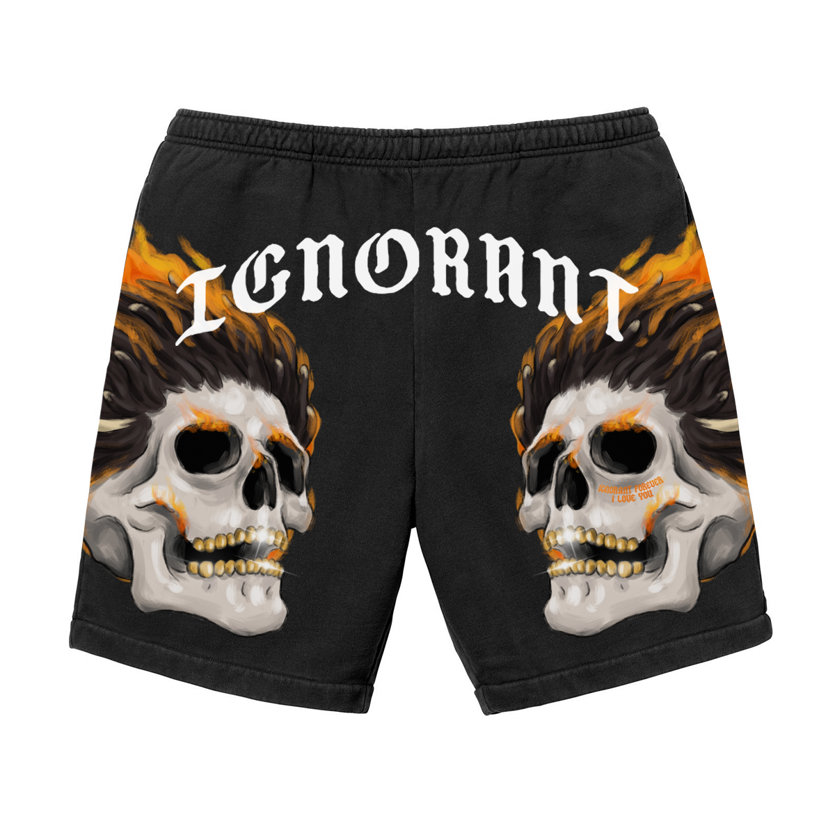 Christian Sex Club Skull Black Ignorant Shorts