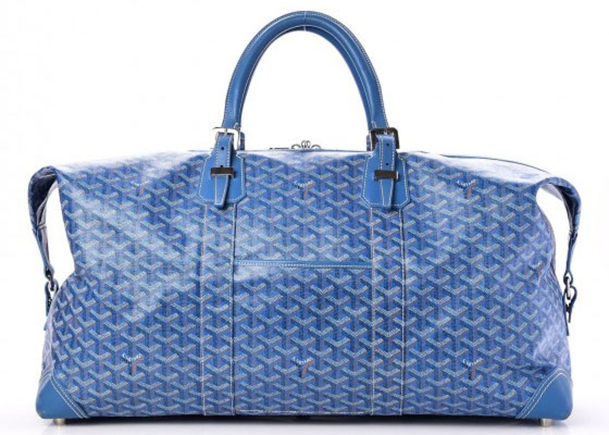 Goyard Boeing Goyardine 55 Sky Blue Bag