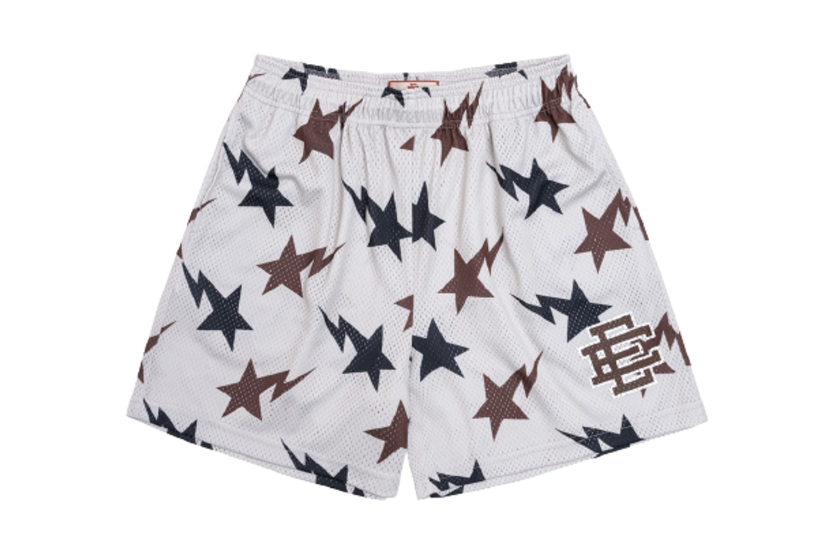Bape × Eric Emanuel Basketball Shorts WHAT’S ON THE STAR?