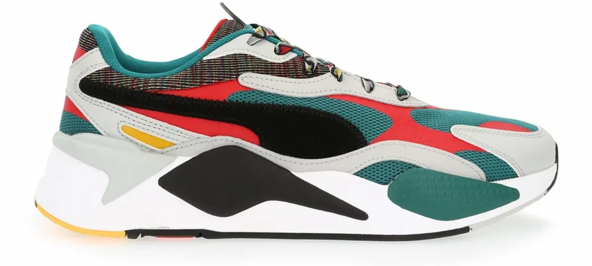 Puma Rs-X3 Mix Green and Red-Multi Sneakers