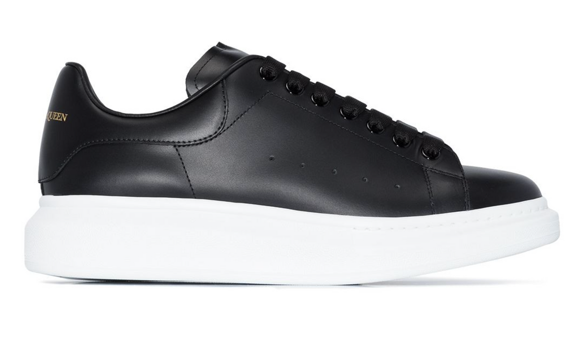 Alexander McQueen Oversized Sole Black Sneakers