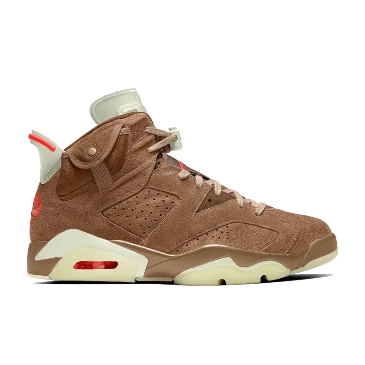 Jordan × Travis Scott Merch Air Jordan 6 British Khaki Sneakers