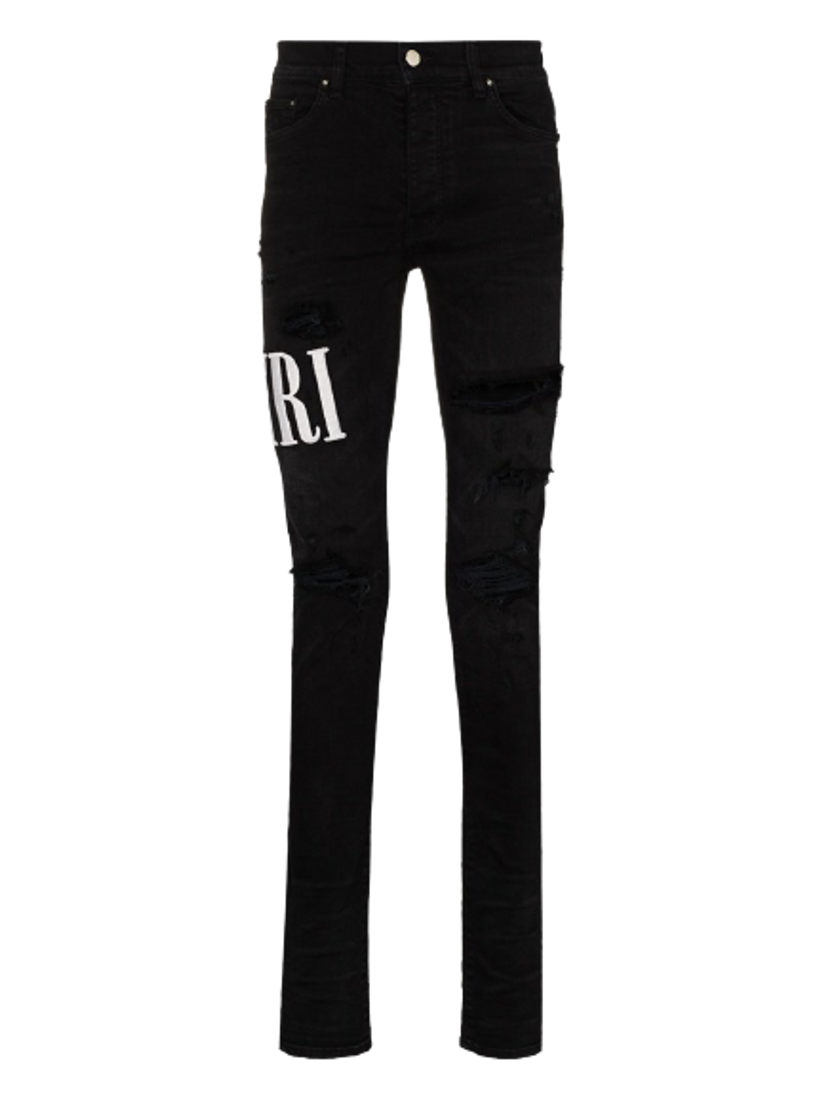 Amiri Embroidered Logo Skinny Jeans WHAT’S ON THE STAR?