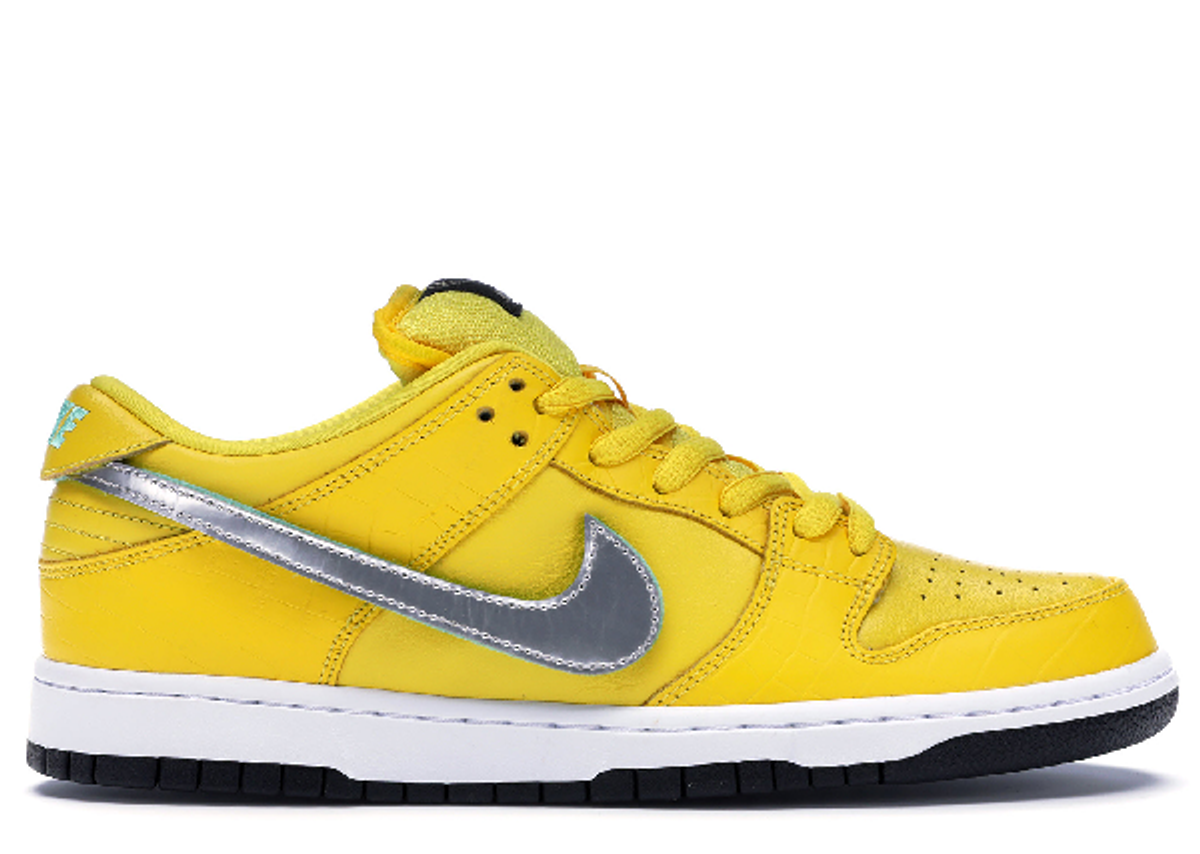 Nike Sb Dunk Low Supply Co Canary Sneakers