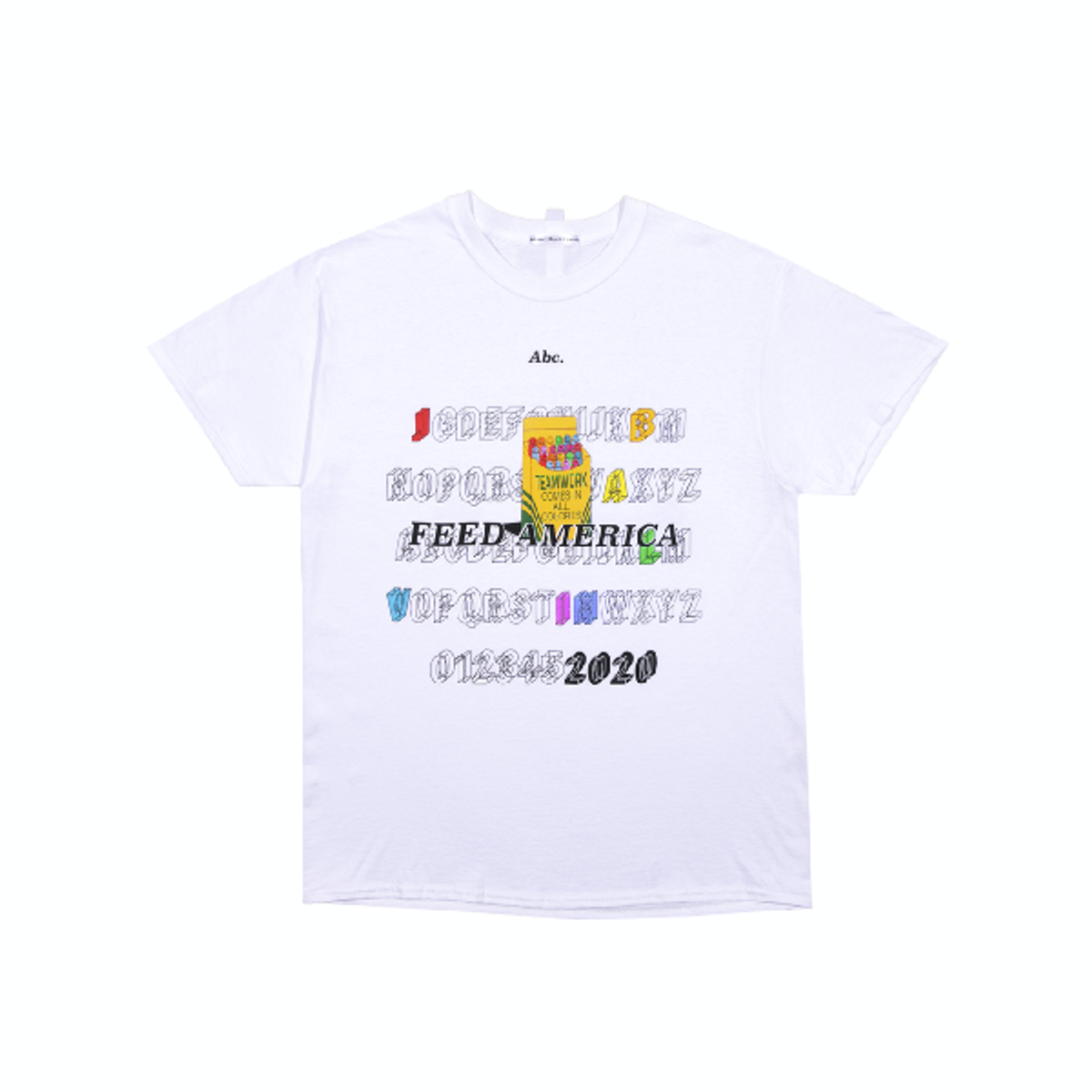 J Balvin Merch × Advisory Board Crystals Feeding America Colores T-shirt