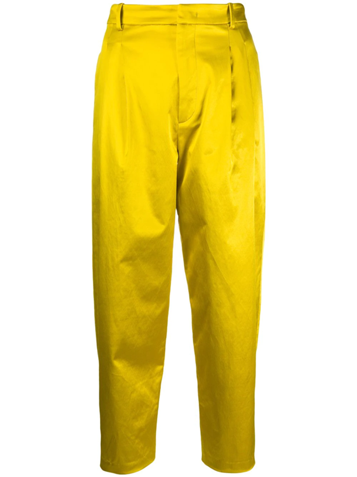 Emilio Pucci Paperbag Waist Trousers In Yellow