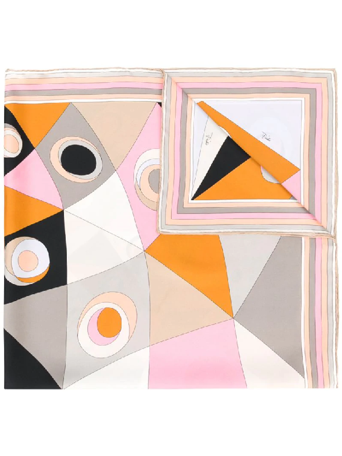 Emilio Pucci Occhi Print Scarf In Multicolour