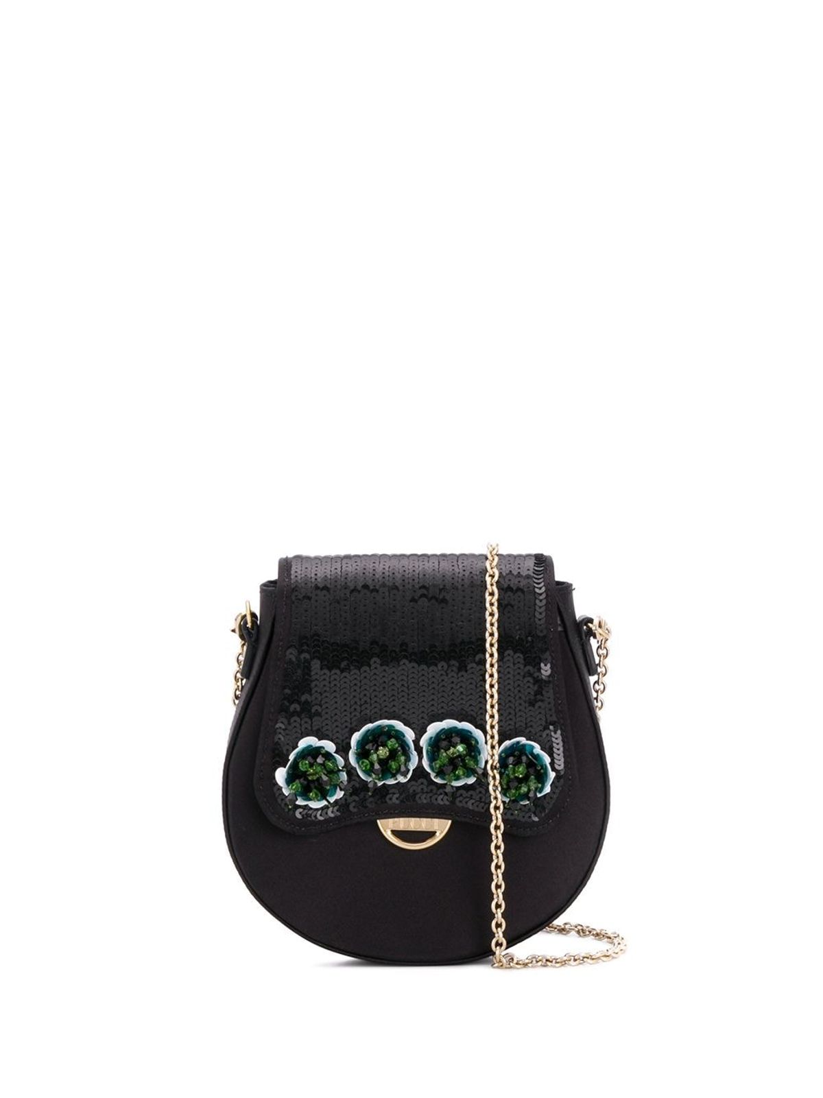 Emilio Pucci Embellished Cross-body Bag In Black