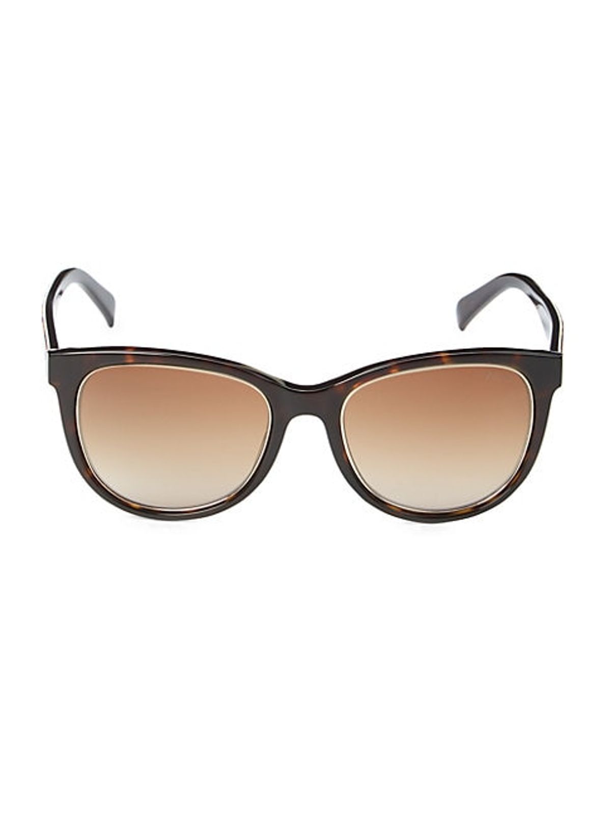 Emilio Pucci 53mm Gradient Oval Sunglasses In Havana