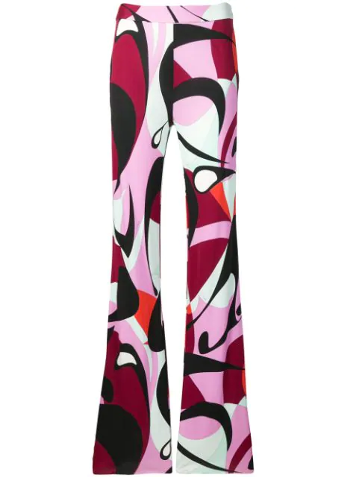 Emilio Pucci Alex Print Flared Trousers 