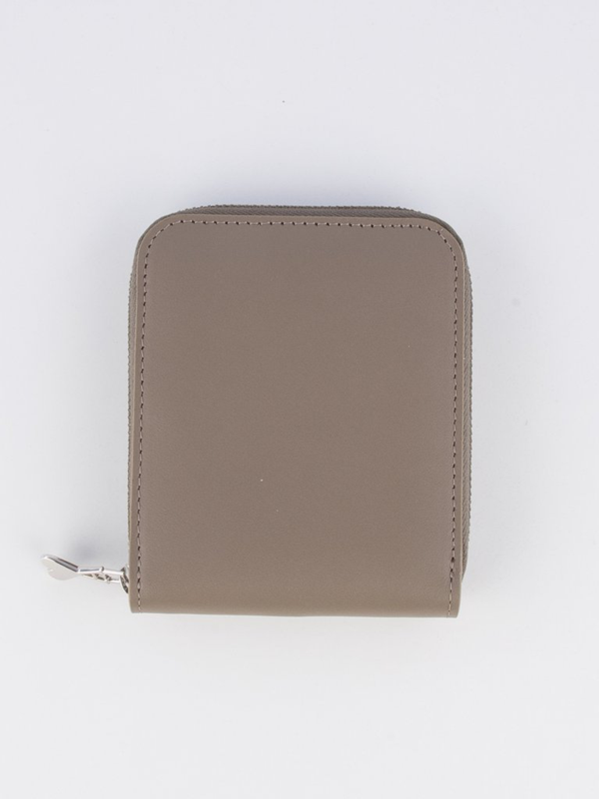 Ami Alexandre Mattiussi Ami Small Zipped Wallet In Brown