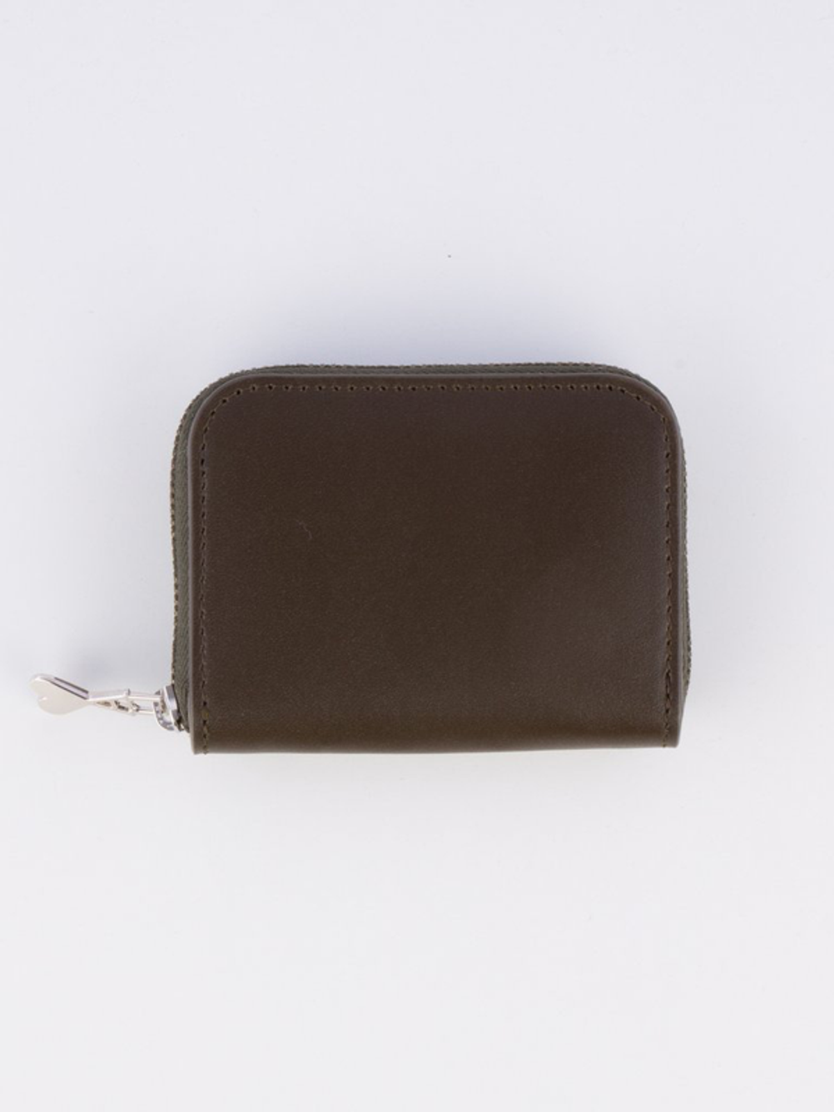 Ami Alexandre Mattiussi Ami Zipped Card Holder In Green