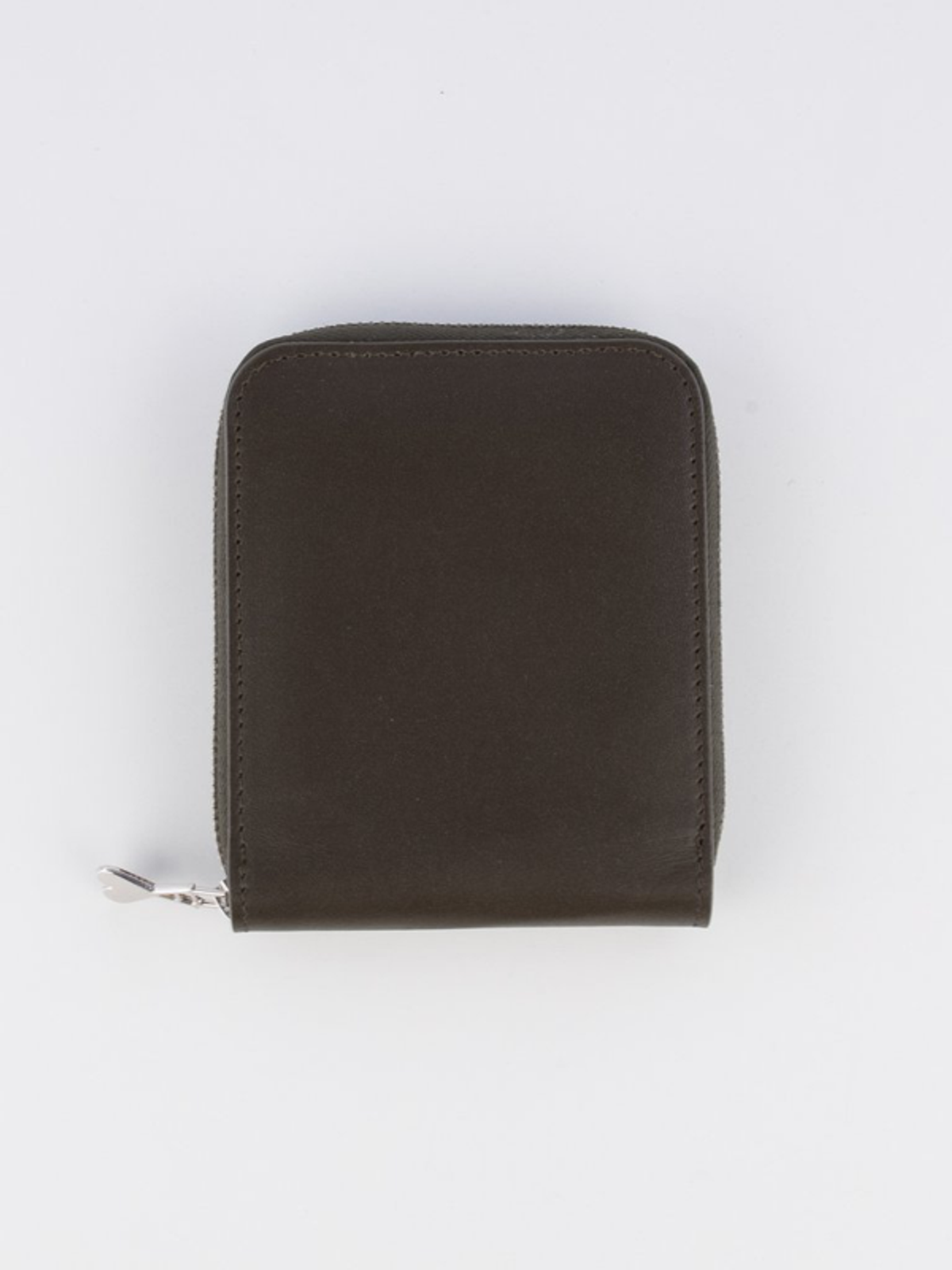 Ami Alexandre Mattiussi Ami Small Zipped Wallet In Green