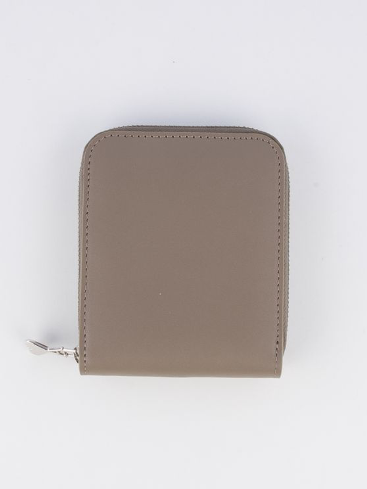 Ami Alexandre Mattiussi Small Zipped Wallet Ami In Grey