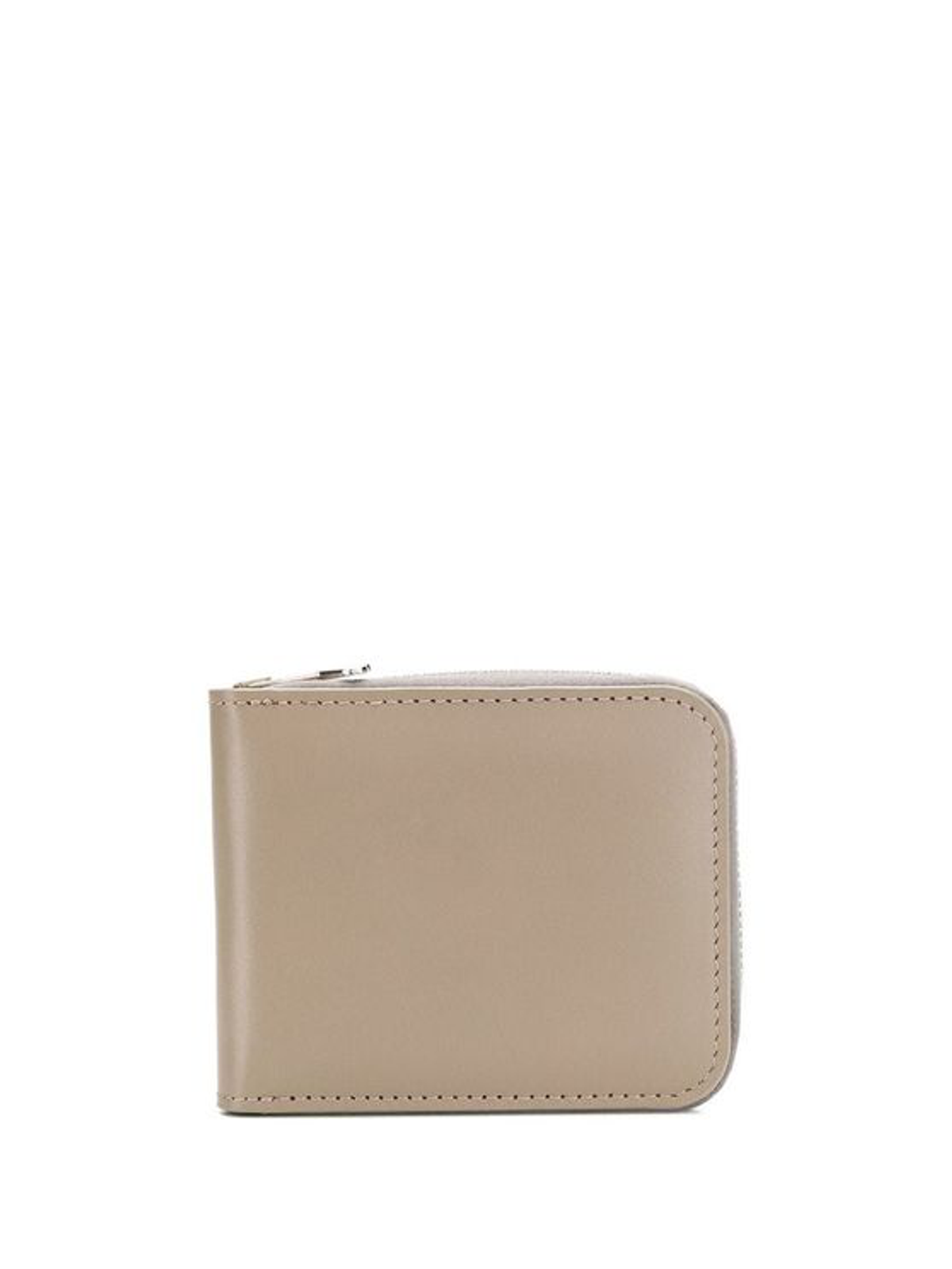 Ami Alexandre Mattiussi Ami Alexandre Mattiussi Mens E20a007800281 Beige Leather Wallet In Brown