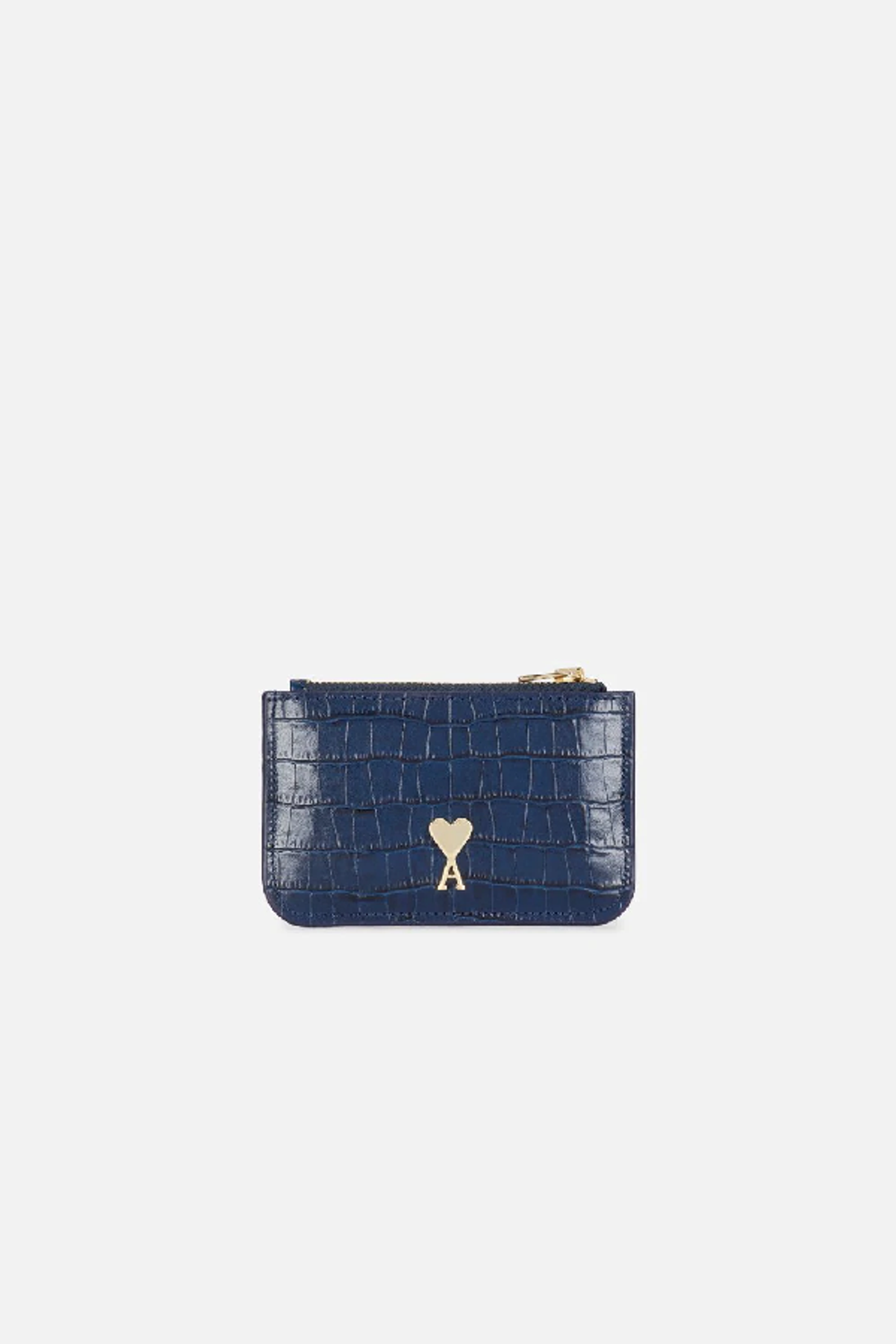 Ami Alexandre Mattiussi Coin Purse Ami De Coeur Stud In Blue