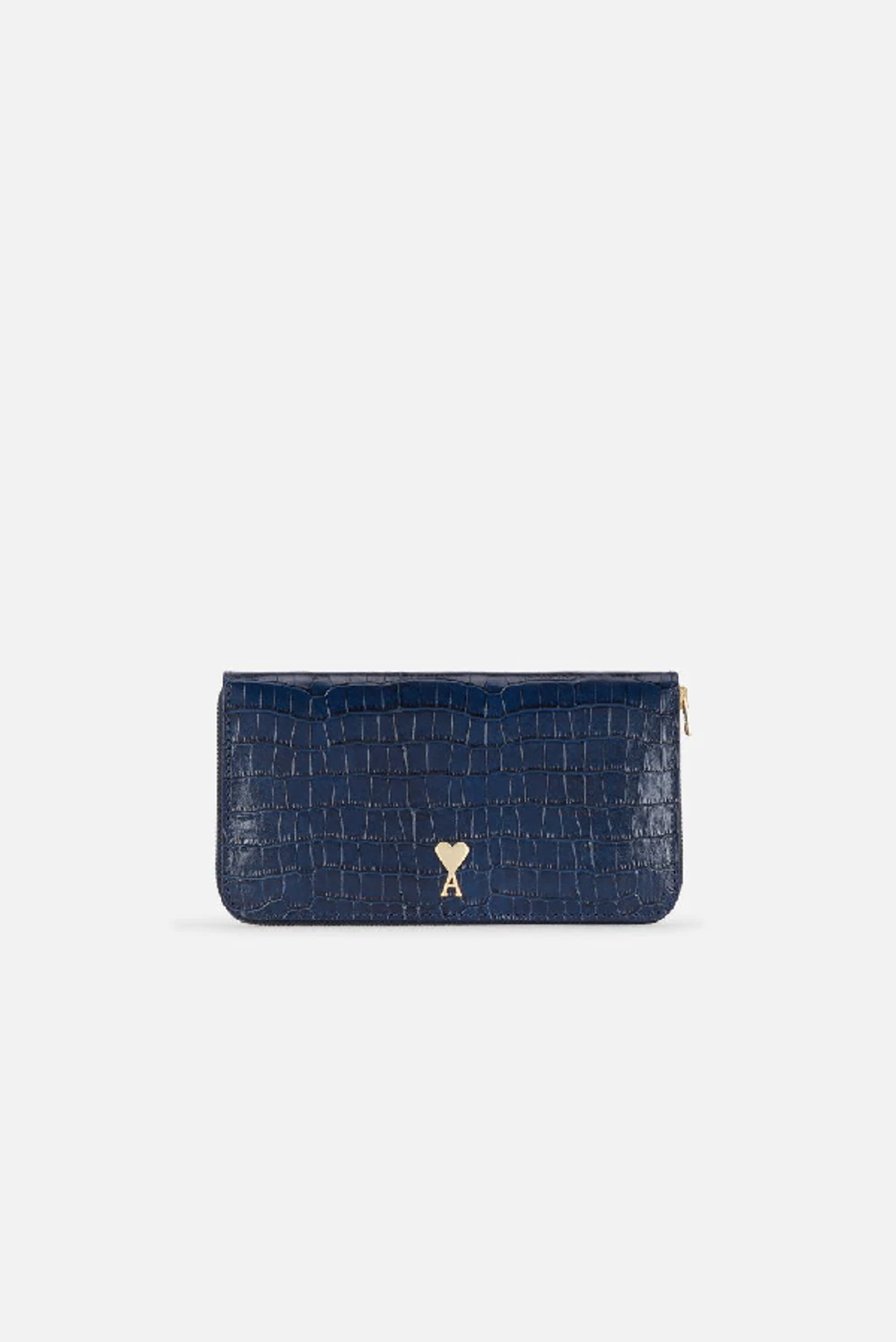 Ami Alexandre Mattiussi Wallet Ami De Coeur Stud In Blue