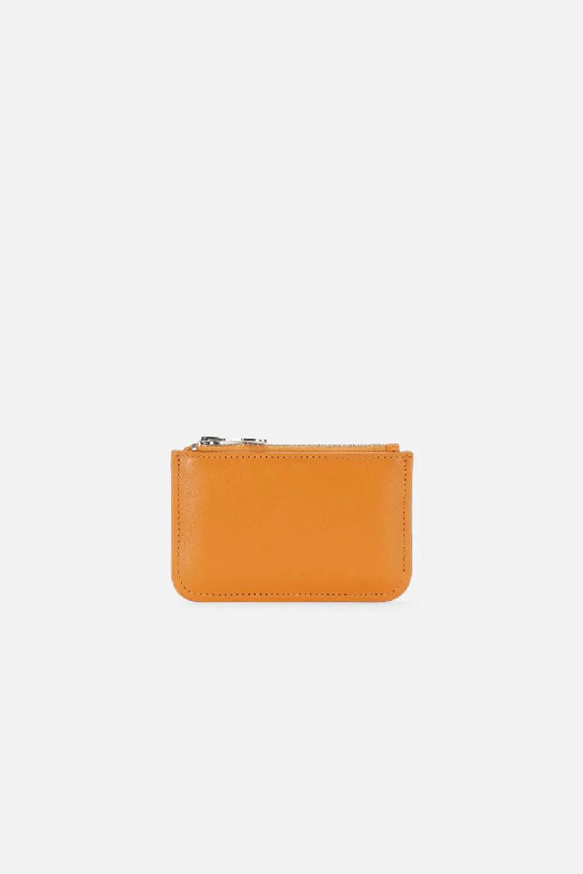 Ami Alexandre Mattiussi Zipped Coin Purse Ami De Coeur Puller In Yellow