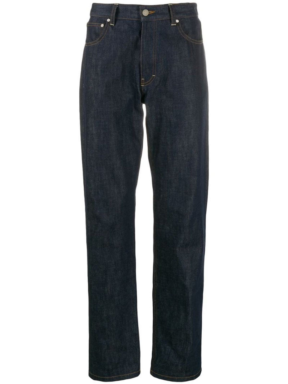 Ami Alexandre Mattiussi Straight-fit Jeans In Blue