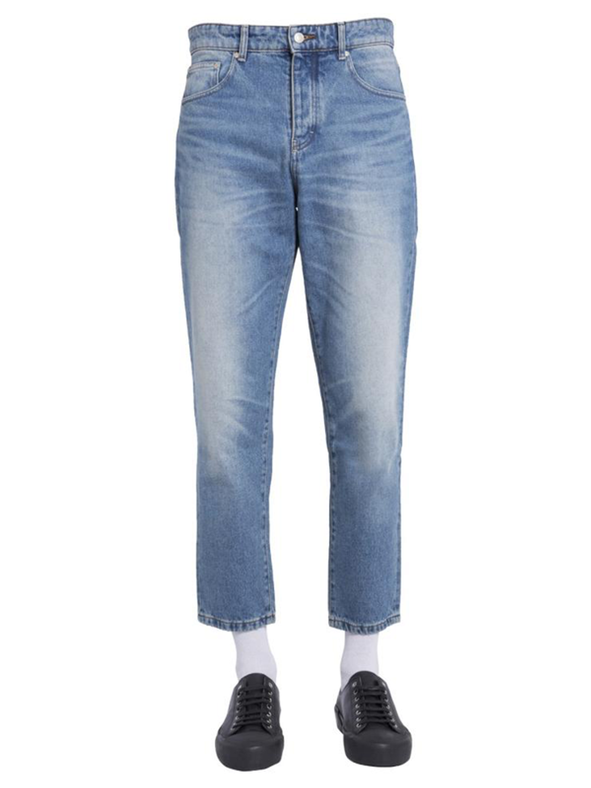 Ami Alexandre Mattiussi Ami Tapered Fit Jean In Blue
