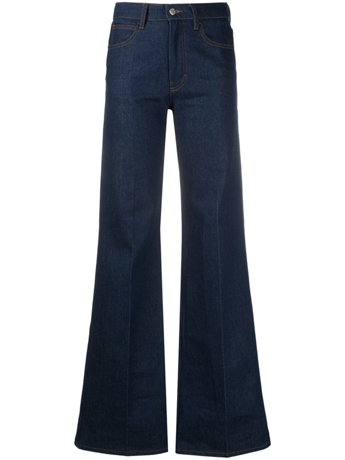 Ami Alexandre Mattiussi High-waisted Flared Jeans In Blau