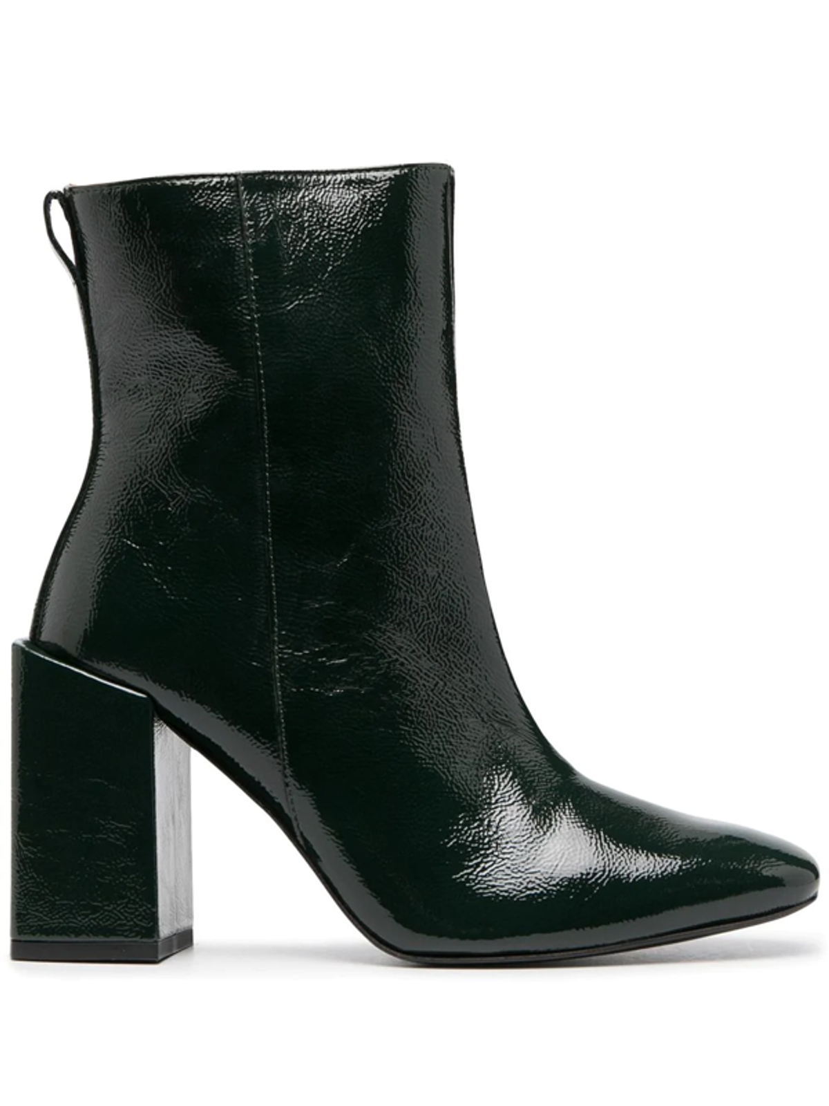Ami Alexandre Mattiussi Heeled Ankle Boots In Green