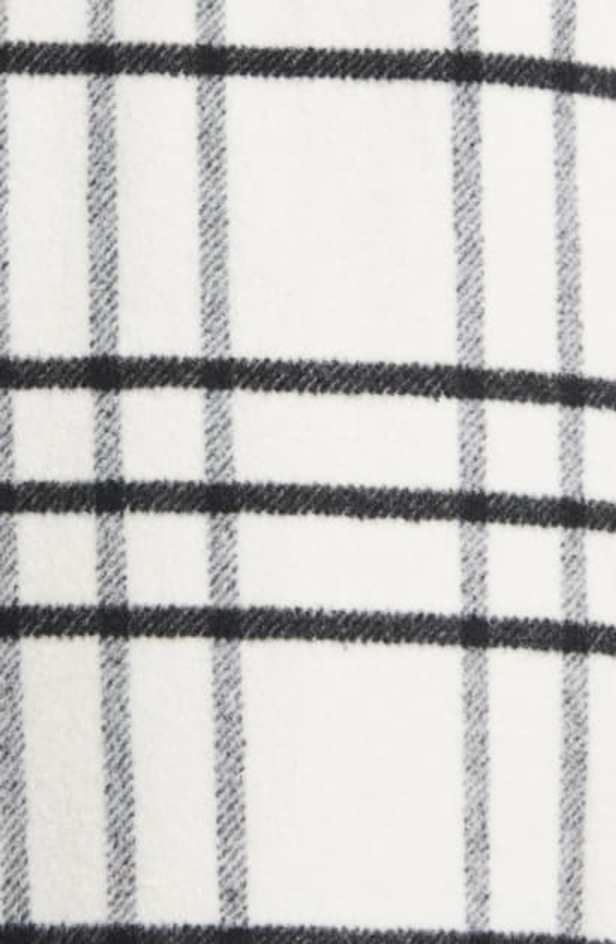 Noon Goons Plaid Fleece Jacket In White Plaid
