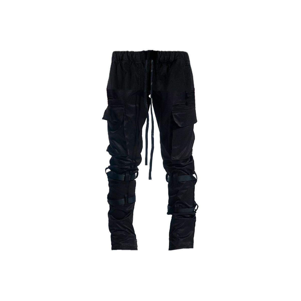 Reserved Bondage Black Cargo Pants