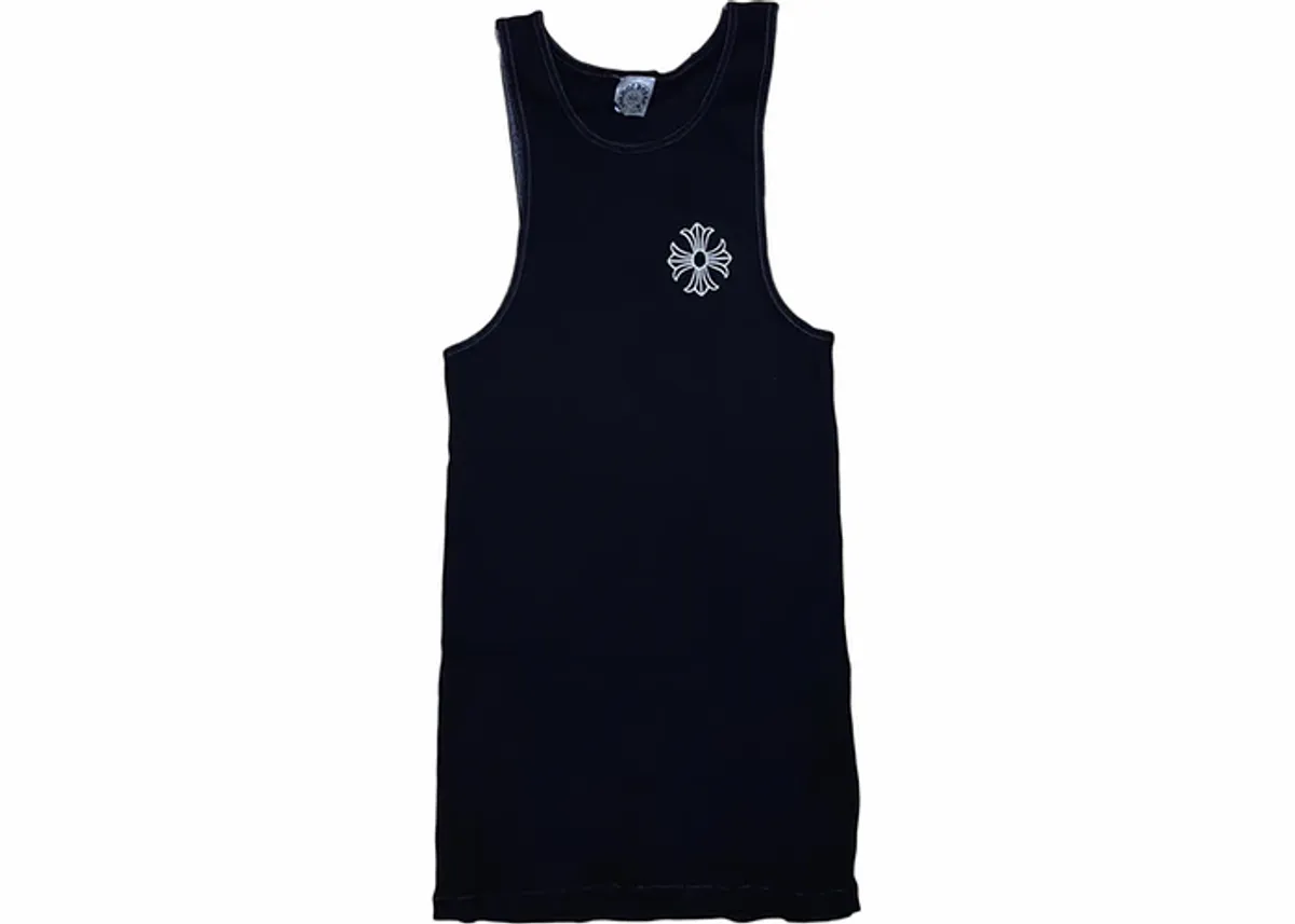 Chrome Hearts Malibu Exclusive Cross Black Tank Top