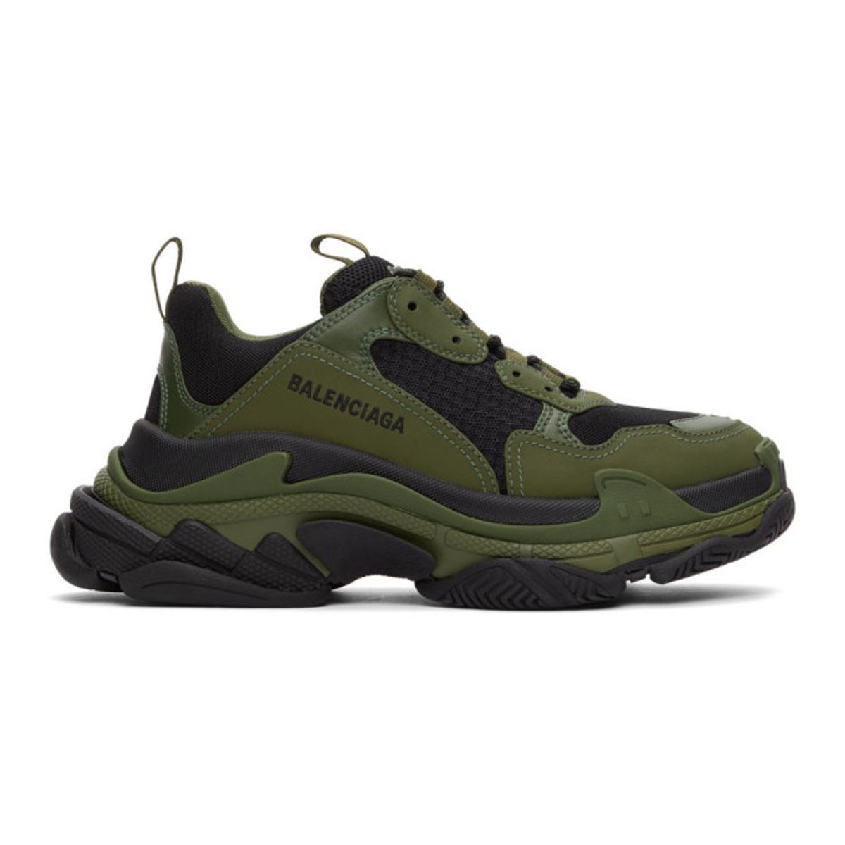 Balenciaga Mens Triple S Sneakers In 1033 Black/