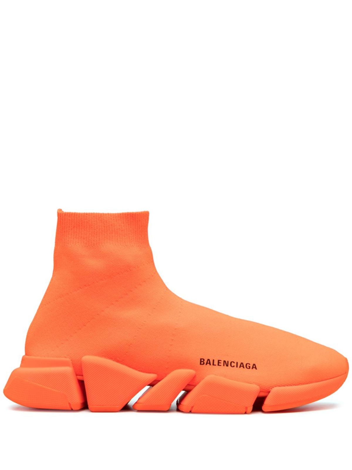 Balenciaga Speed 2.0 Sock-style Sneakers In Orange