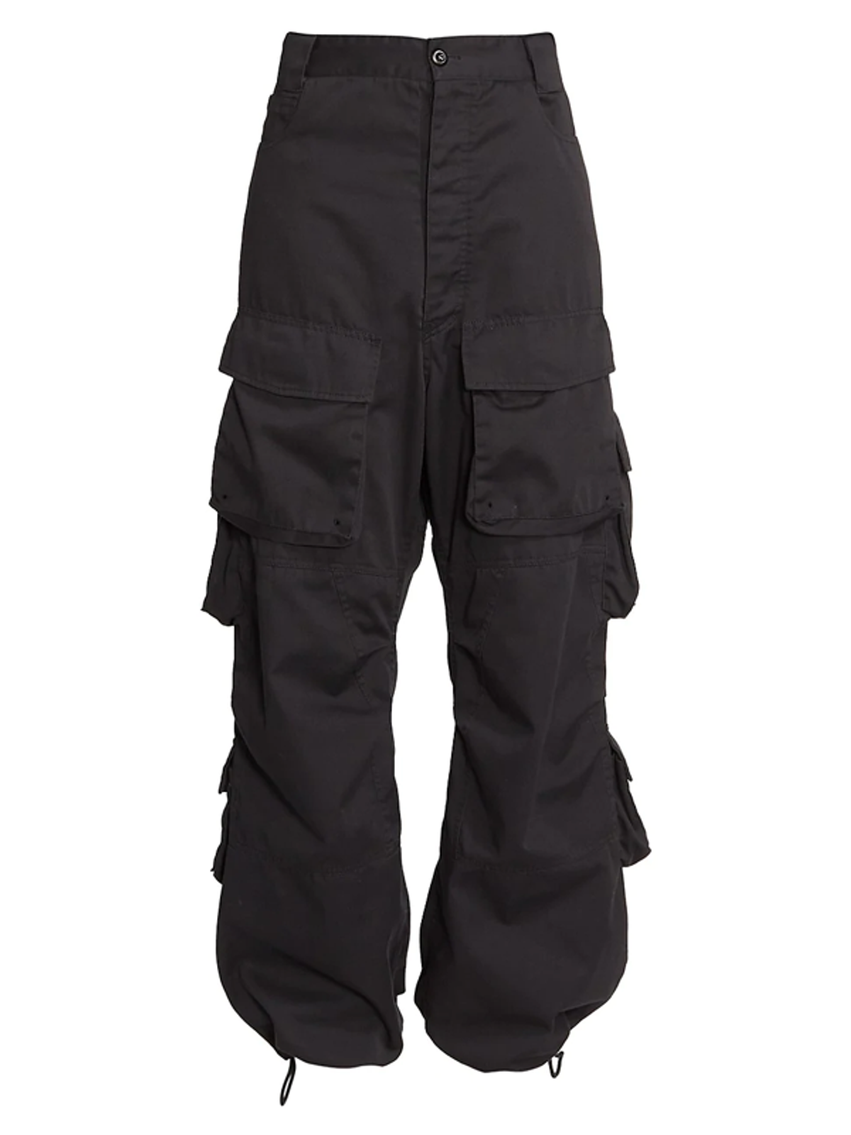 Balenciaga Multi Pocket Black Cargo Pants WHAT S ON THE STAR 
