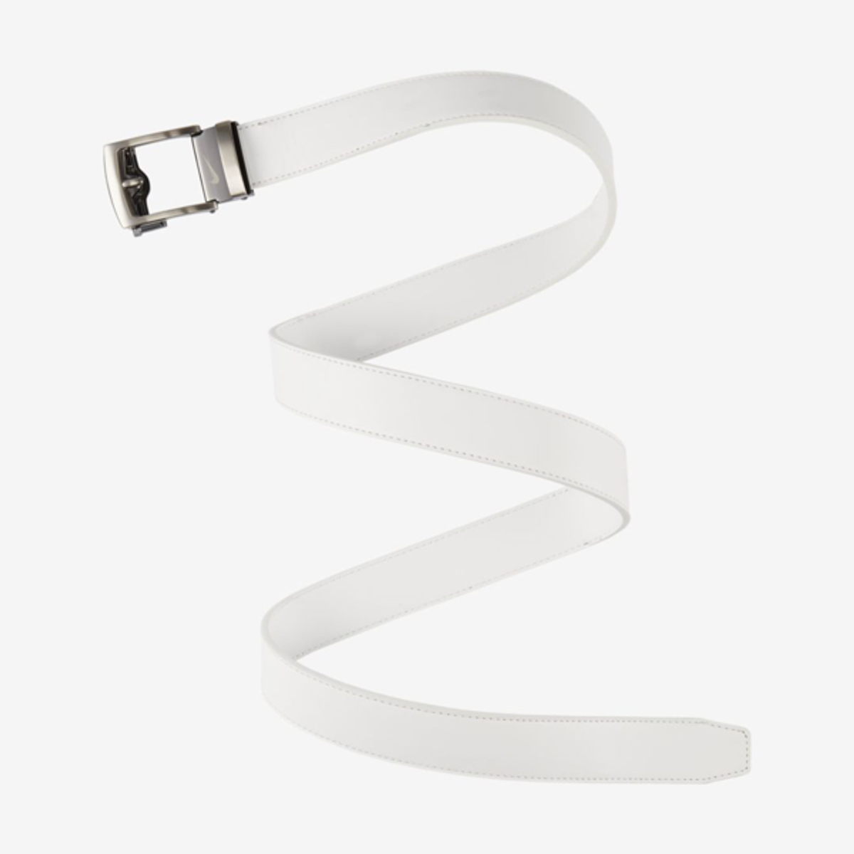 Nike Flat Edge Acu-fit Mens Golf Belt (white) - Clearance Sale