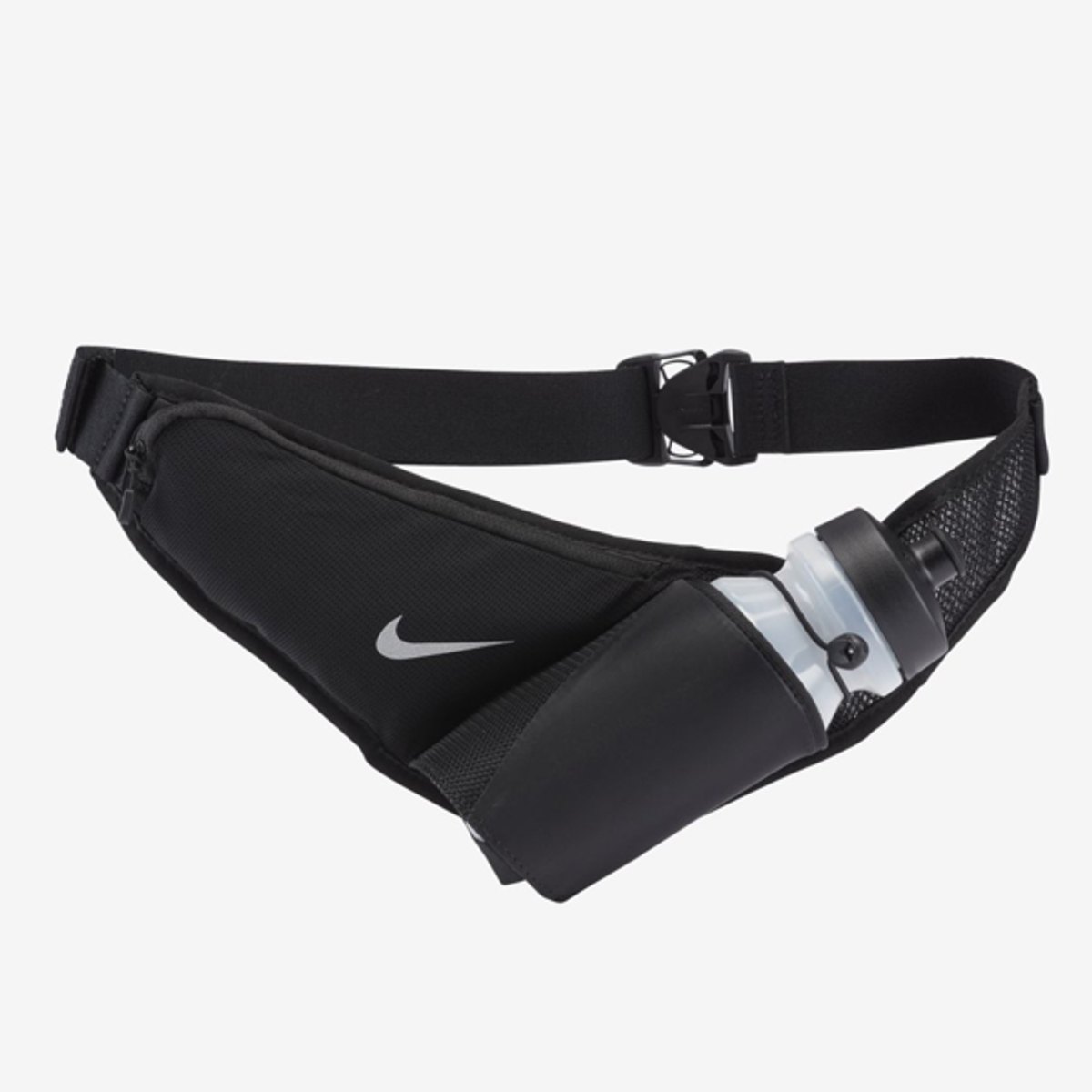 Nike 22oz Large Bottle Running Belt (black) In Black,black,silver