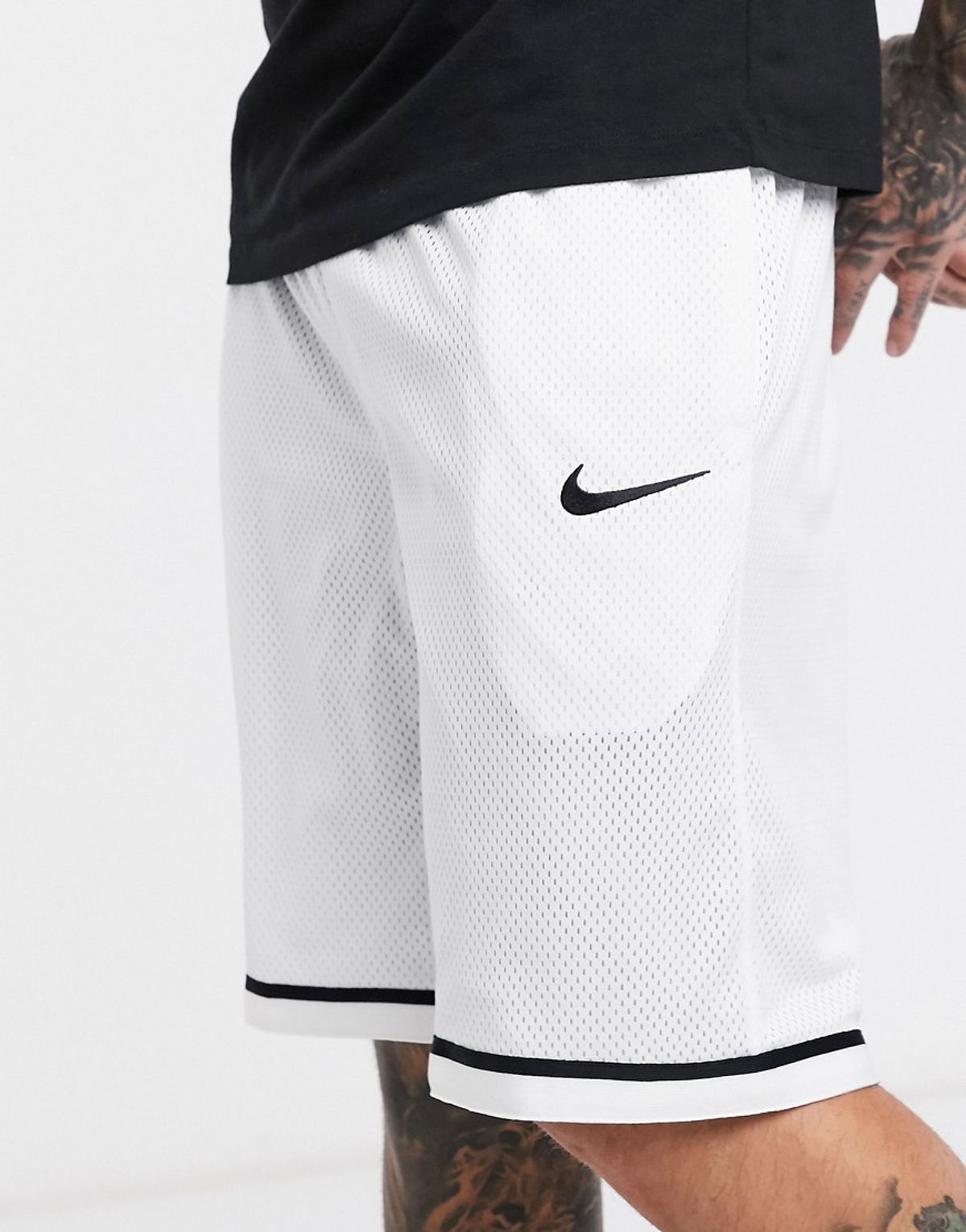 mens white nike basketball shorts