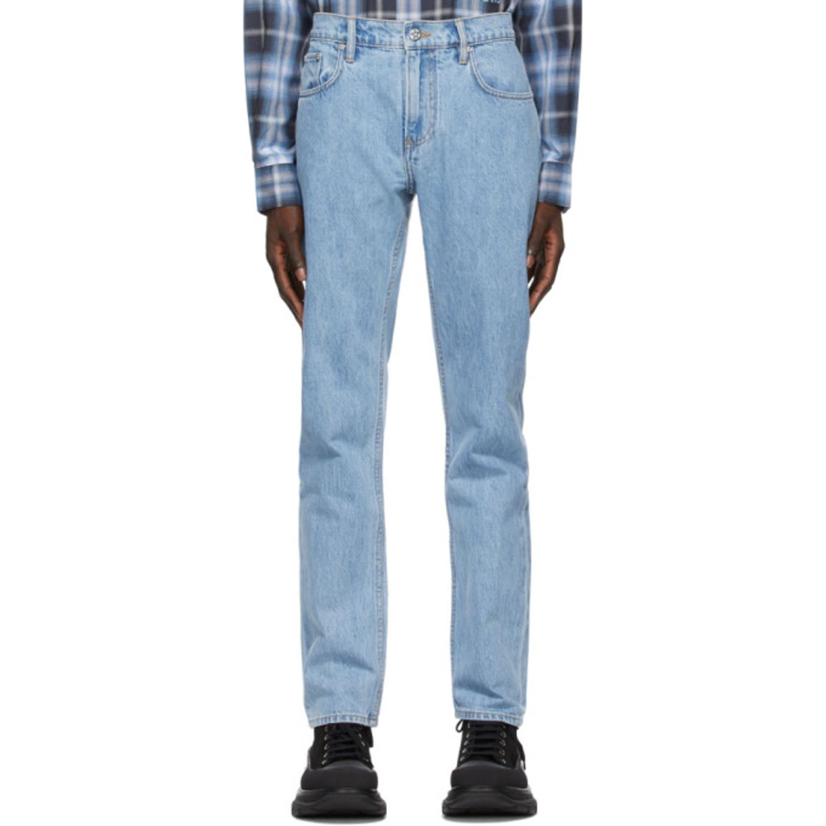 Burberry Burberry Blue Globestar Jeans In Pale Blue