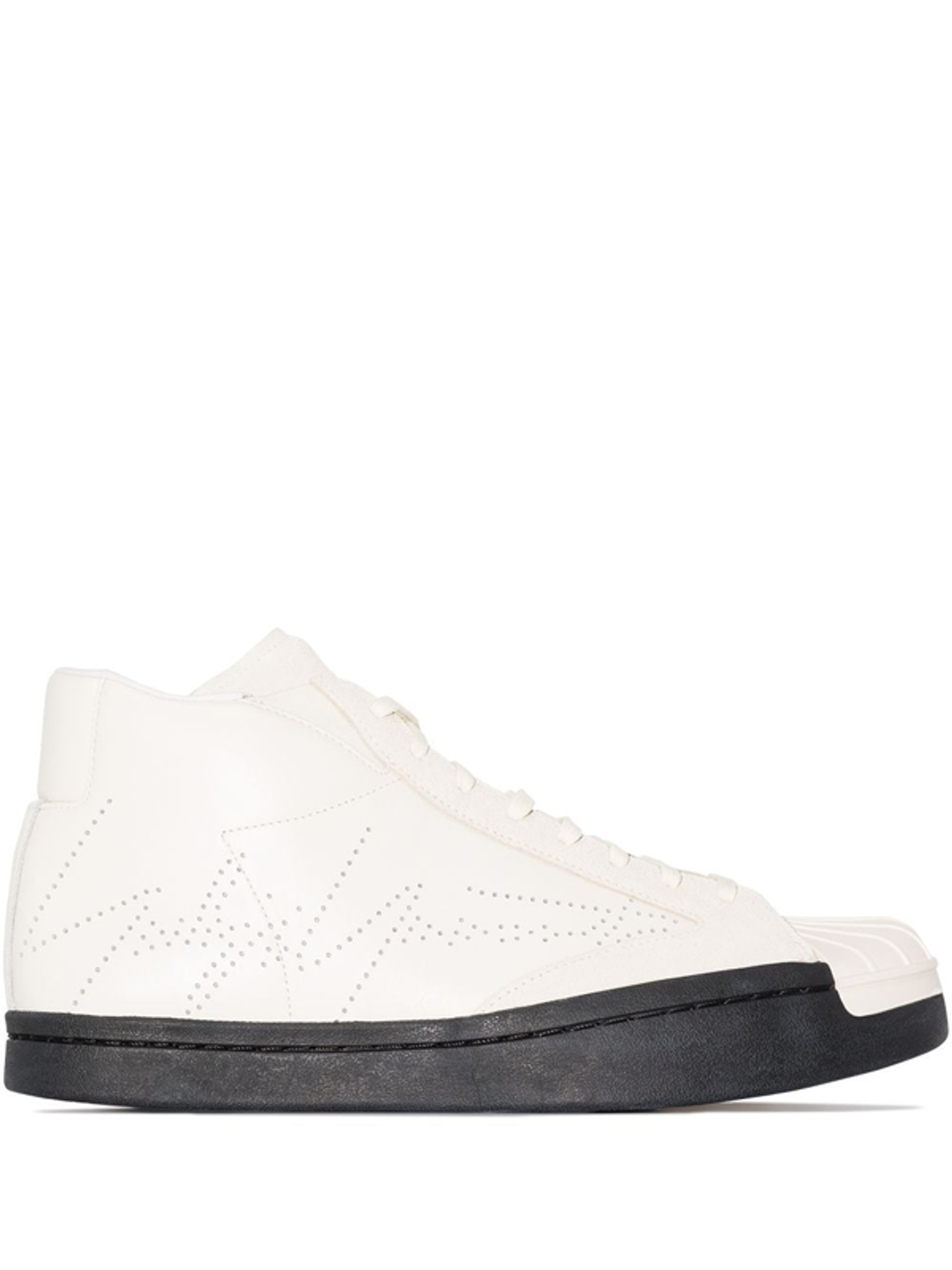 Yohji Yamamoto White Superstar Skate Sneakers