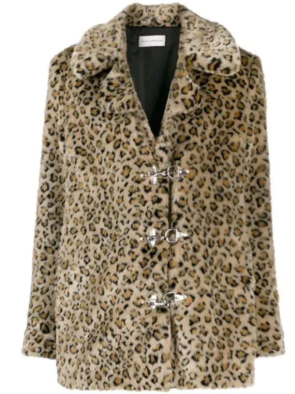 Faith Connexion Faux Fur Coat In Neutrals