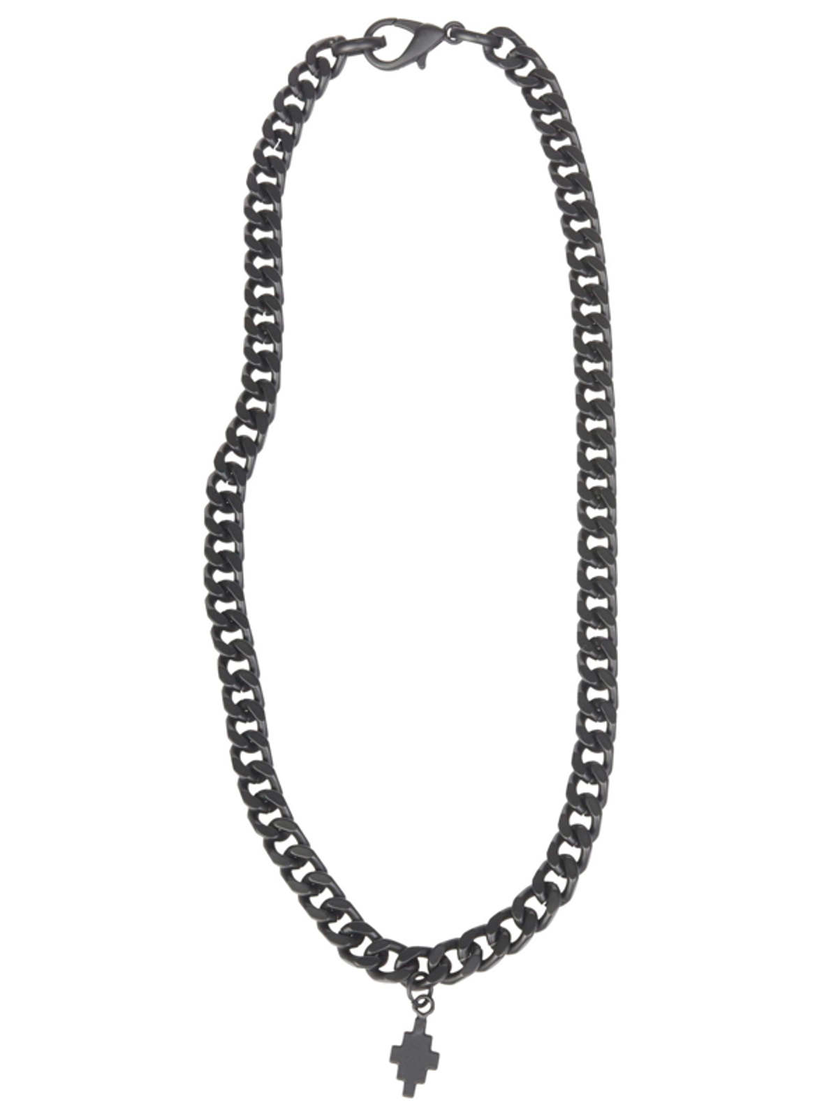 Marcelo Burlon County of Milan Cross Necklace In Black