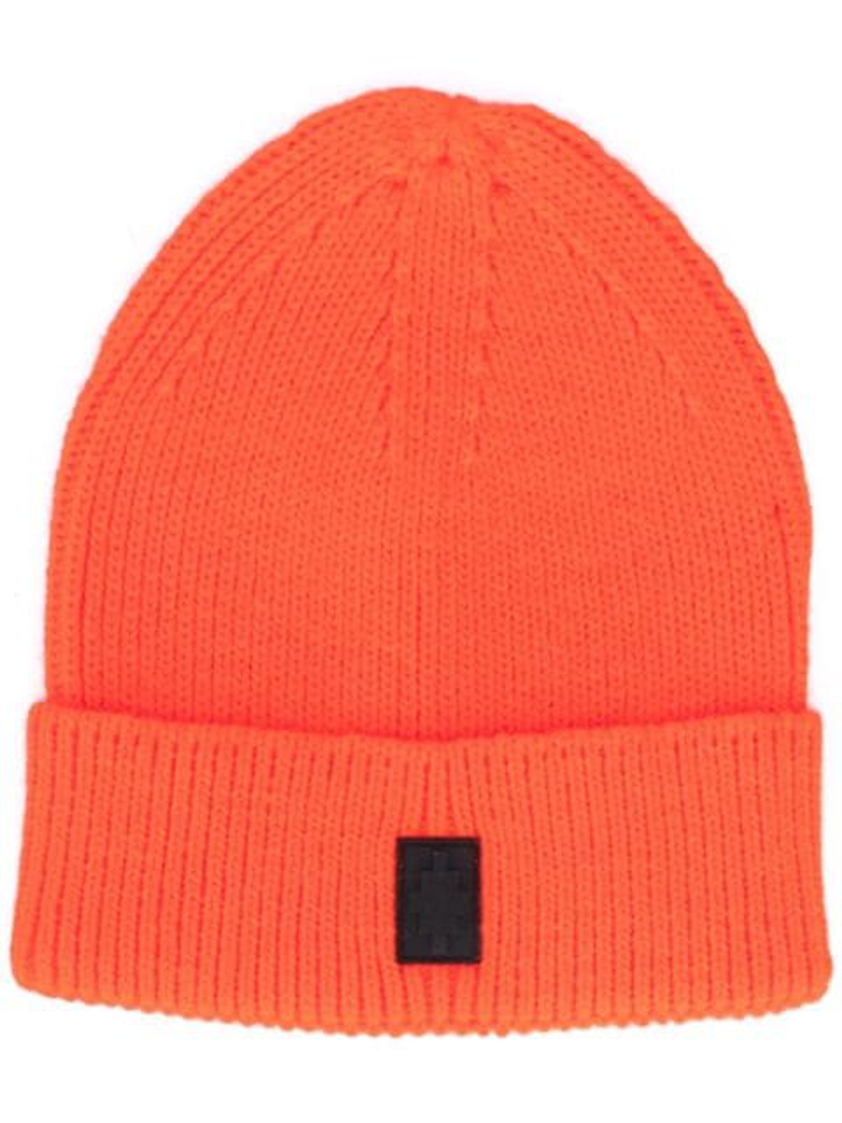 Marcelo Burlon County of Milan Cross Ribbed-knit Beanie In Orange