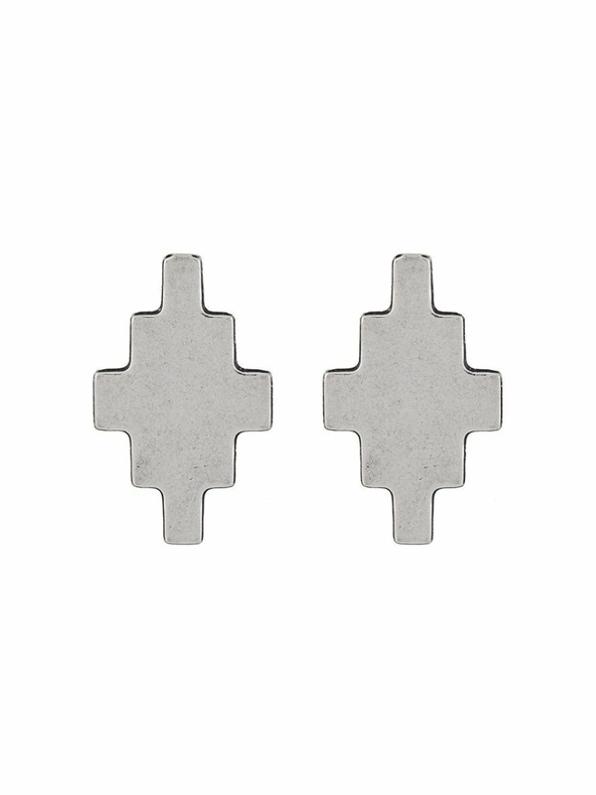 Marcelo Burlon County of Milan Marcelo Burlon Mens Silver Metal Earrings