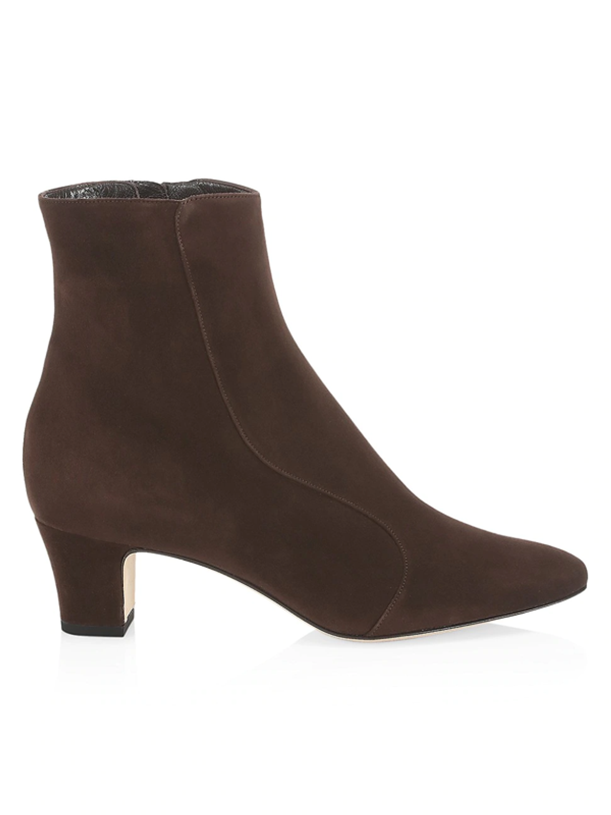 Manolo Blahnik Womens Myconia Suede Ankle Boots In Brown