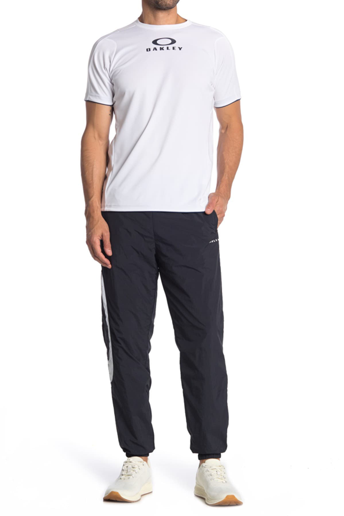 Oakley Legacy Ellipse Track Pants In Blackout