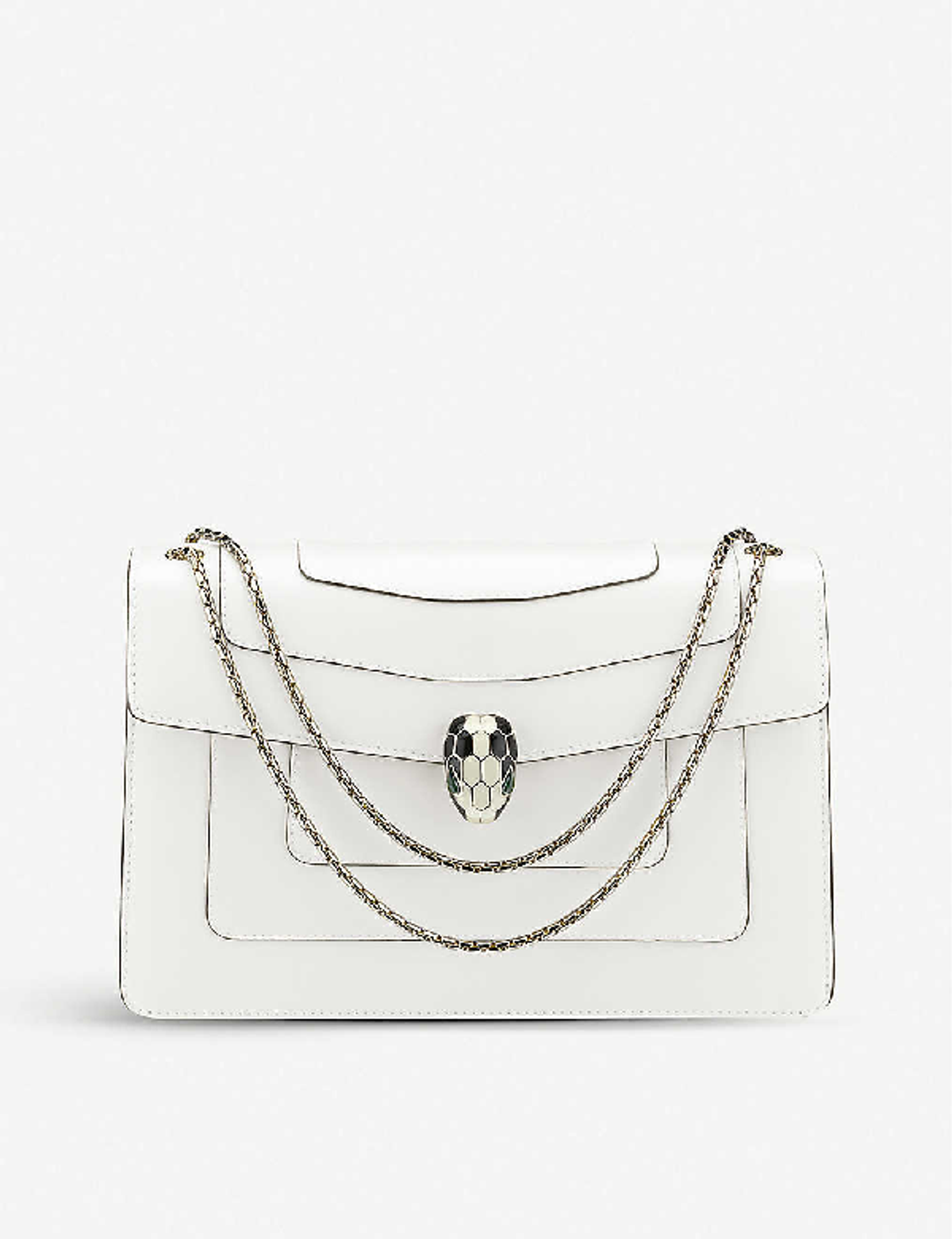 Bvlgari Serpenti Forever Leather Shoulder Bag