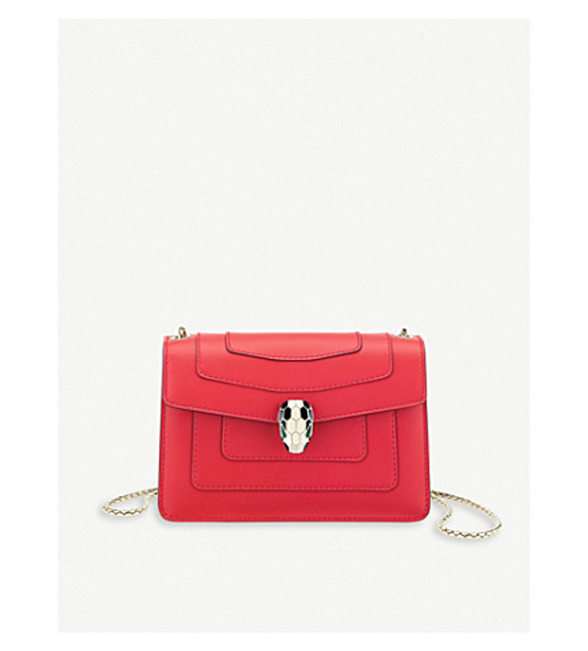 Bvlgari Serpenti Forever Micro Leather Cross-body Belt Bag In Sea+star+coral