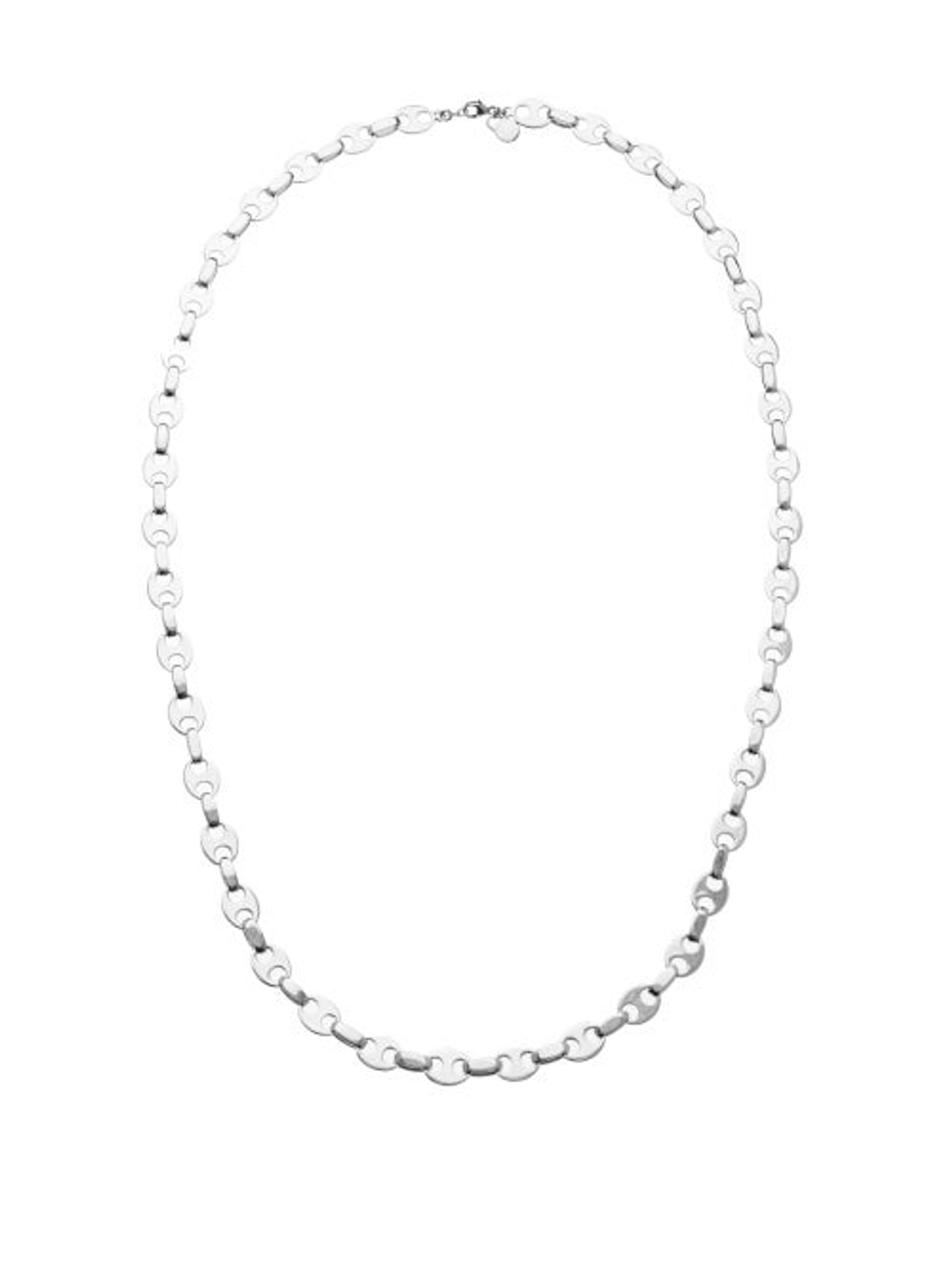 Paco Rabanne Nano Eight Chain Necklace In Silver